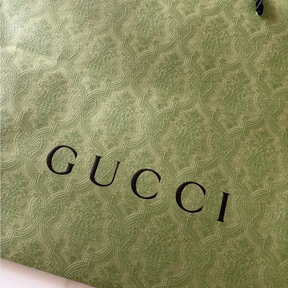 Gucci Green Embossed Bag - Picture 3 of 7